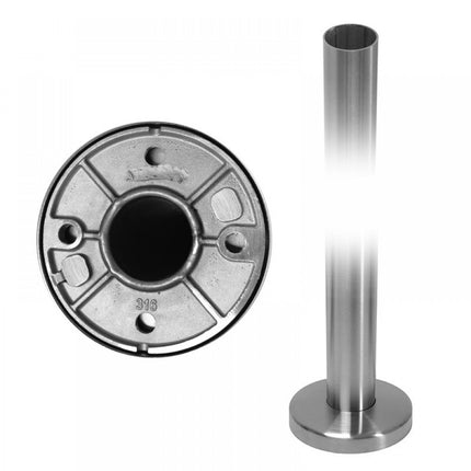 Stainless Steel Glass Balustrade 48.3mm Centre Post, 1100mm High, 316 Grade - Fast and free delivery from Gladwell Glass