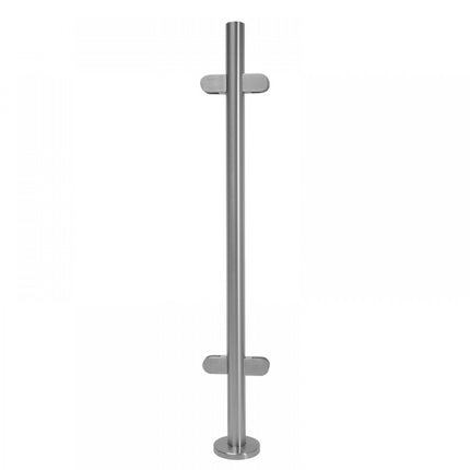 Stainless Steel Glass Balustrade 48.3mm Centre Post, 1100mm High, 316 Grade - Fast and free delivery from Gladwell Glass