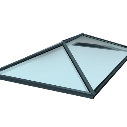 Blue glass 4-pane Brett Martin Rooflight with fast delivery from Gladwell Glass