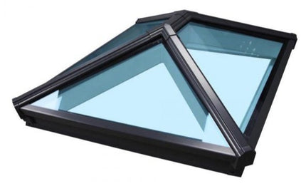 Aluminium Roof Lantern by Korniche | AMBI Blue Glass - Gladwell Glass 