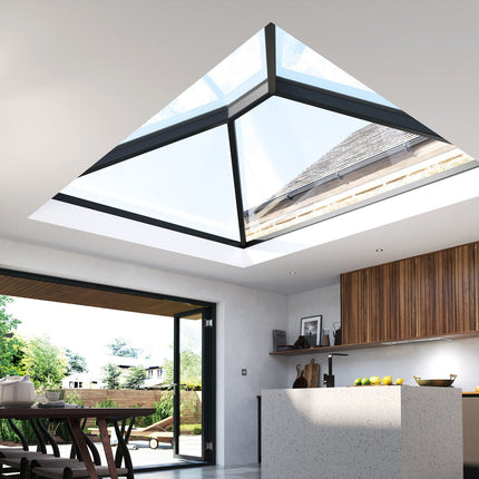 Korniche Roof Lantern | Aluminium, AMBI Clear Glass Gladwell Glass 